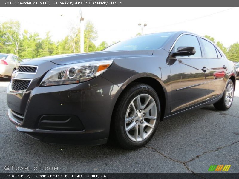 Taupe Gray Metallic / Jet Black/Titanium 2013 Chevrolet Malibu LT