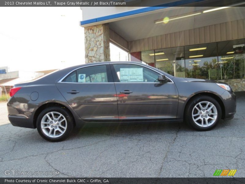 Taupe Gray Metallic / Jet Black/Titanium 2013 Chevrolet Malibu LT