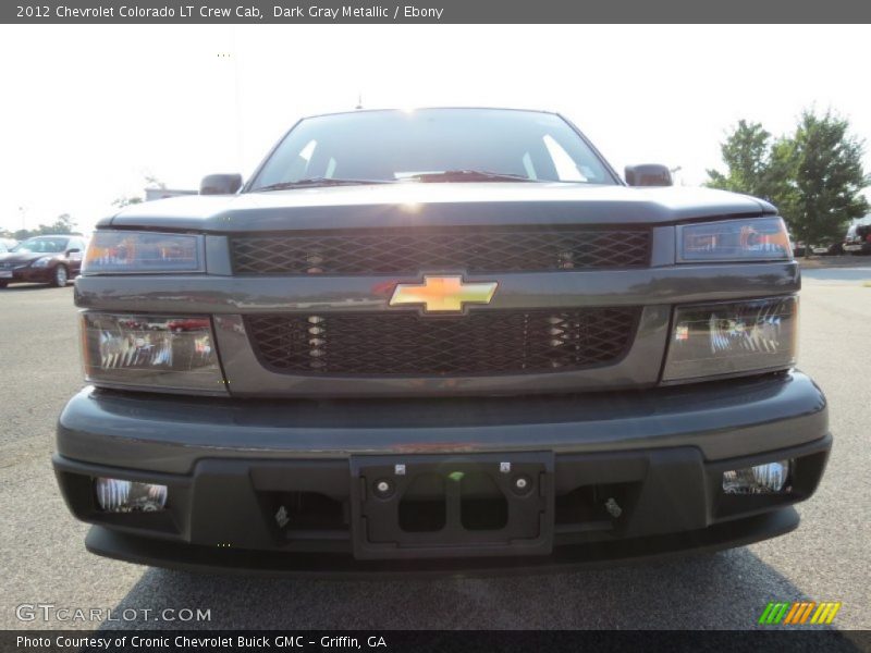 Dark Gray Metallic / Ebony 2012 Chevrolet Colorado LT Crew Cab