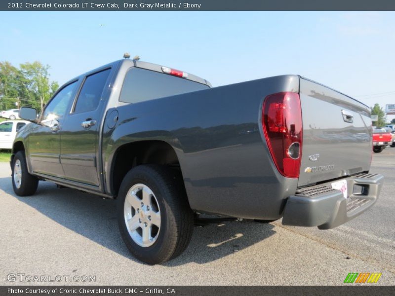 Dark Gray Metallic / Ebony 2012 Chevrolet Colorado LT Crew Cab