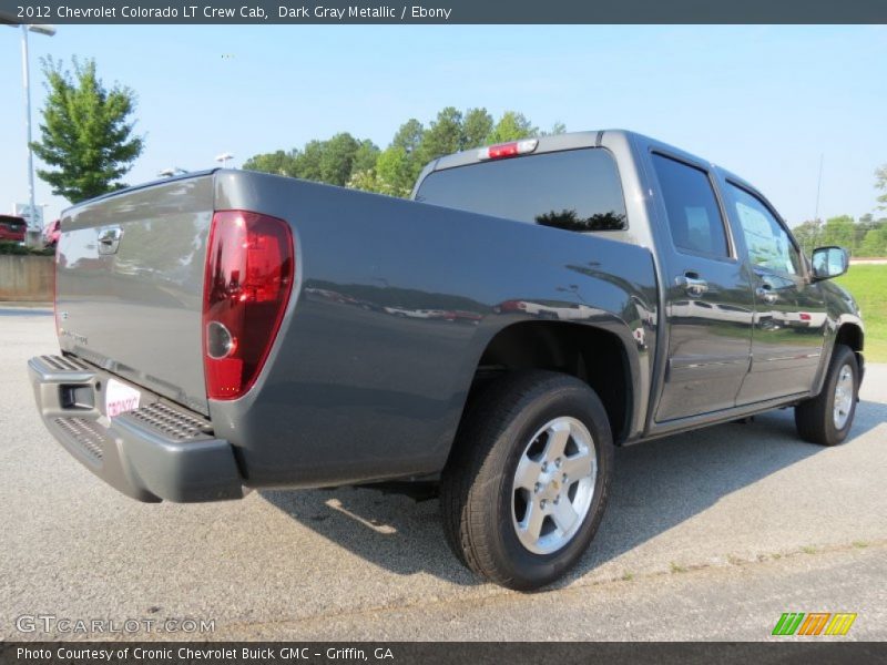 Dark Gray Metallic / Ebony 2012 Chevrolet Colorado LT Crew Cab