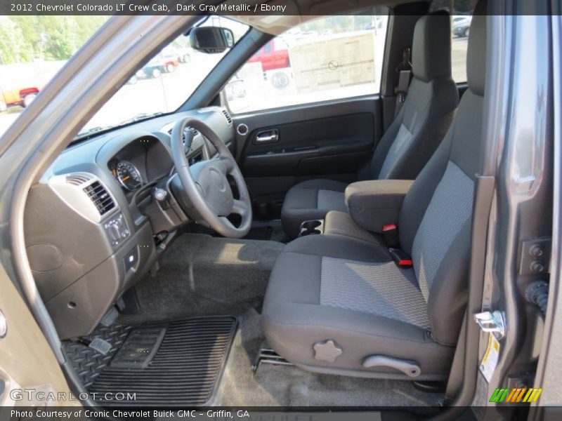 Dark Gray Metallic / Ebony 2012 Chevrolet Colorado LT Crew Cab