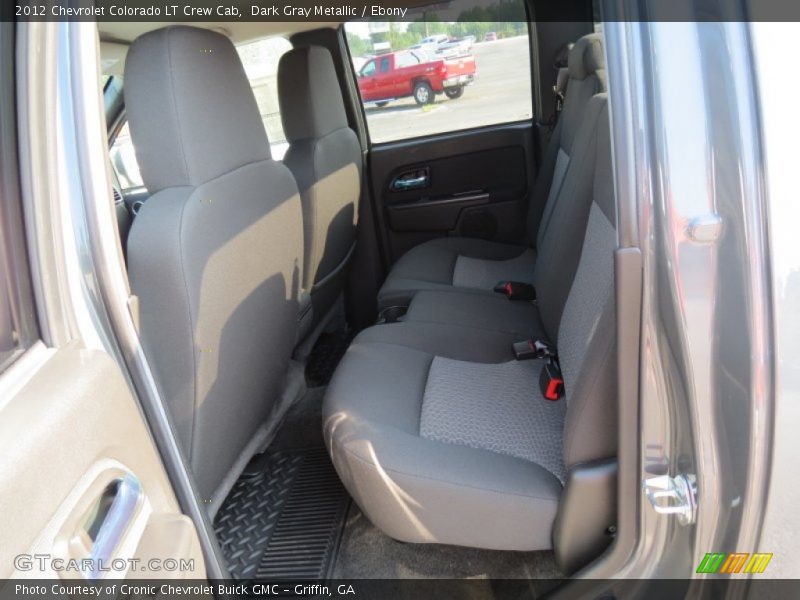 Dark Gray Metallic / Ebony 2012 Chevrolet Colorado LT Crew Cab