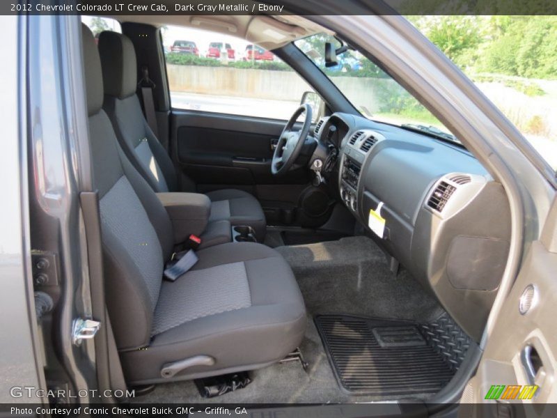 Dark Gray Metallic / Ebony 2012 Chevrolet Colorado LT Crew Cab