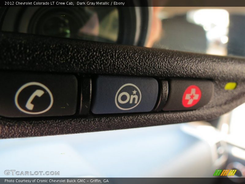 Dark Gray Metallic / Ebony 2012 Chevrolet Colorado LT Crew Cab