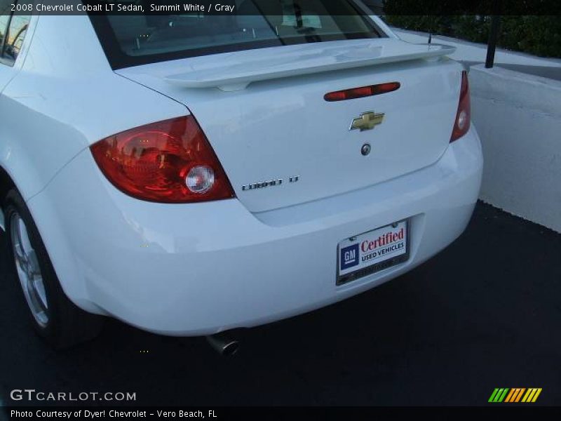 Summit White / Gray 2008 Chevrolet Cobalt LT Sedan