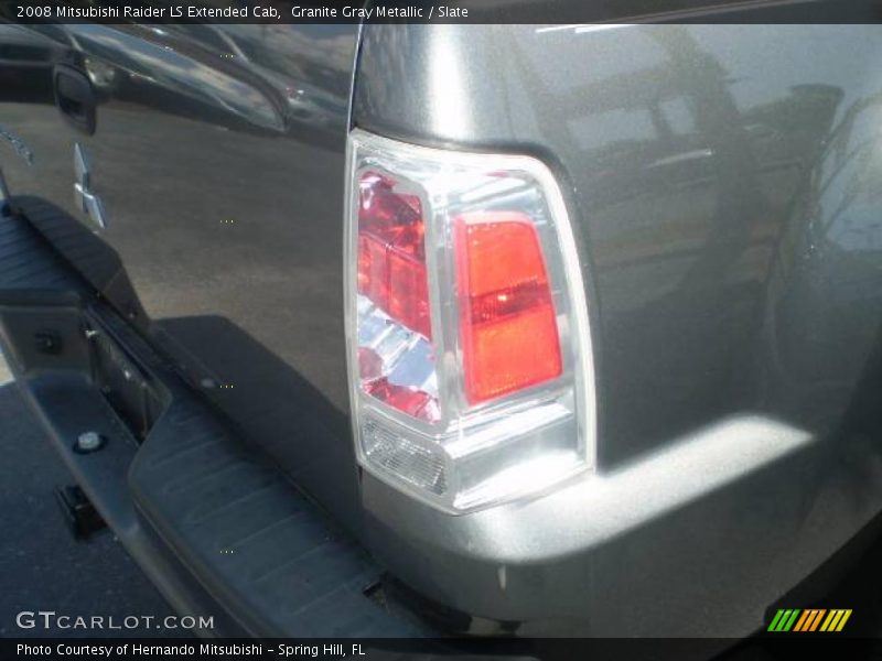 Granite Gray Metallic / Slate 2008 Mitsubishi Raider LS Extended Cab