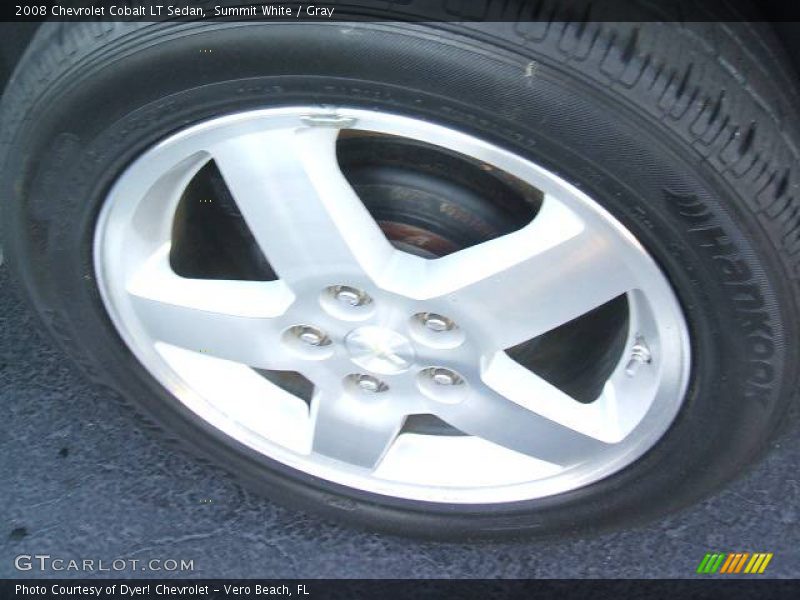 Summit White / Gray 2008 Chevrolet Cobalt LT Sedan