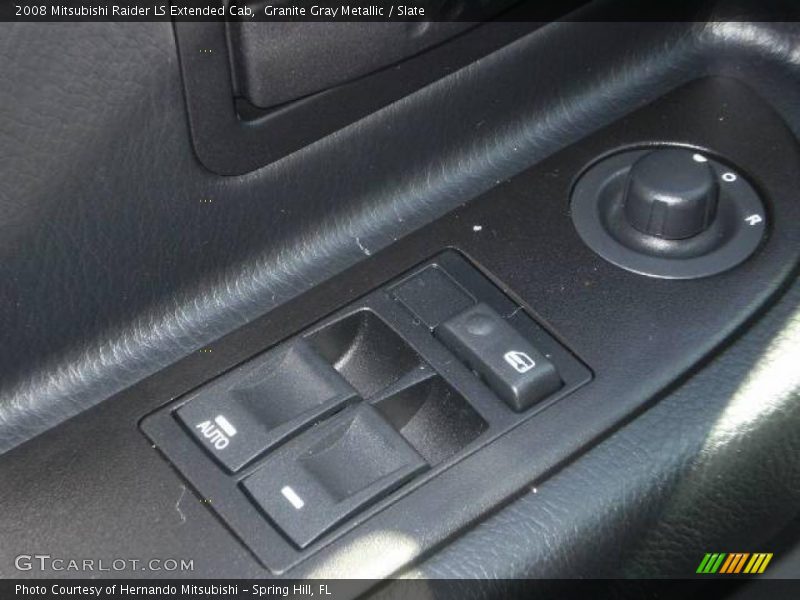 Granite Gray Metallic / Slate 2008 Mitsubishi Raider LS Extended Cab