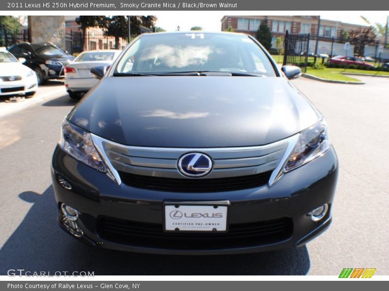 Smoky Granite Mica / Black/Brown Walnut 2011 Lexus HS 250h Hybrid Premium