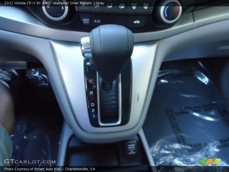 Alabaster Silver Metallic / Gray 2012 Honda CR-V EX 4WD