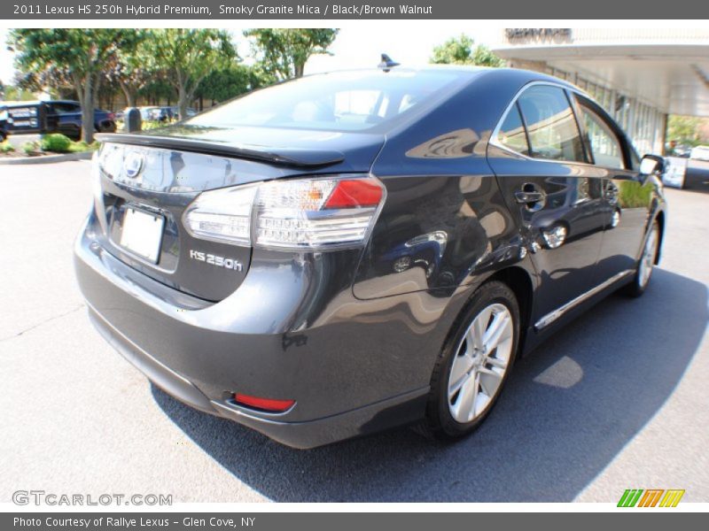Smoky Granite Mica / Black/Brown Walnut 2011 Lexus HS 250h Hybrid Premium