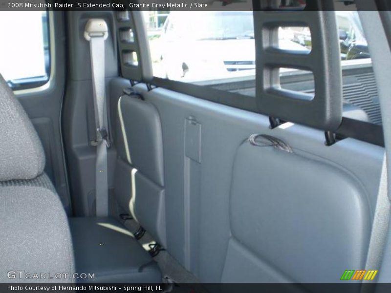 Granite Gray Metallic / Slate 2008 Mitsubishi Raider LS Extended Cab