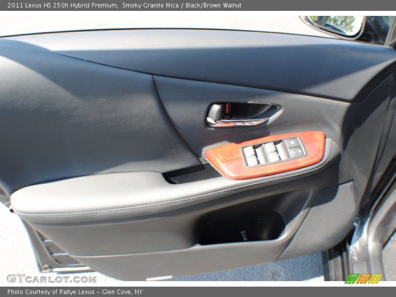 Smoky Granite Mica / Black/Brown Walnut 2011 Lexus HS 250h Hybrid Premium
