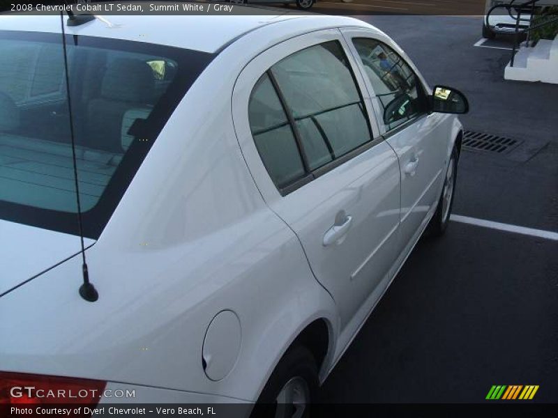Summit White / Gray 2008 Chevrolet Cobalt LT Sedan