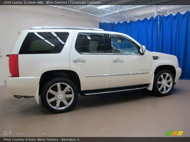 White Diamond / Cocoa/Light Cashmere 2008 Cadillac Escalade AWD