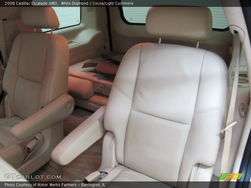 White Diamond / Cocoa/Light Cashmere 2008 Cadillac Escalade AWD