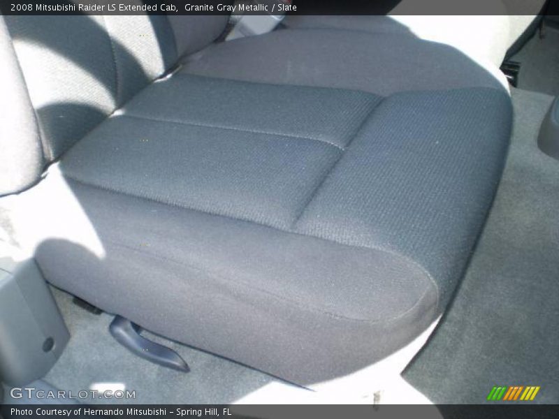 Granite Gray Metallic / Slate 2008 Mitsubishi Raider LS Extended Cab