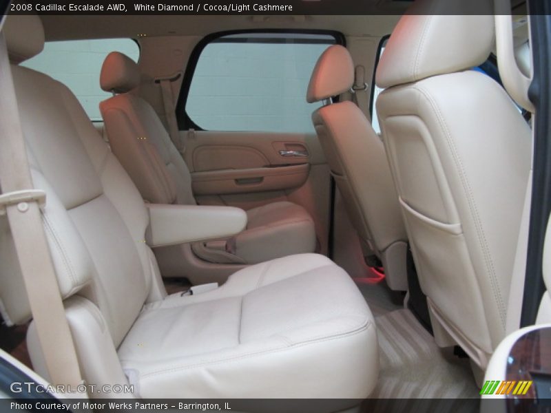 White Diamond / Cocoa/Light Cashmere 2008 Cadillac Escalade AWD