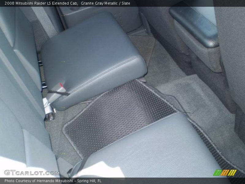 Granite Gray Metallic / Slate 2008 Mitsubishi Raider LS Extended Cab