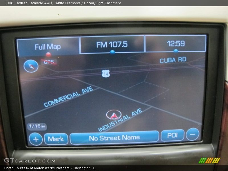 White Diamond / Cocoa/Light Cashmere 2008 Cadillac Escalade AWD