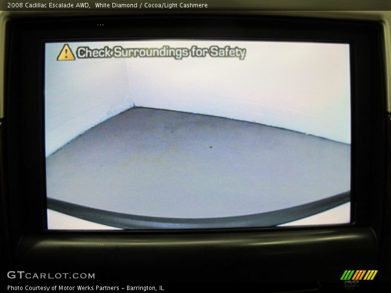 White Diamond / Cocoa/Light Cashmere 2008 Cadillac Escalade AWD