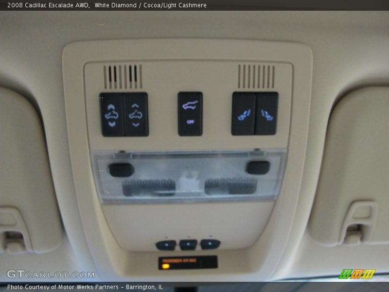 White Diamond / Cocoa/Light Cashmere 2008 Cadillac Escalade AWD