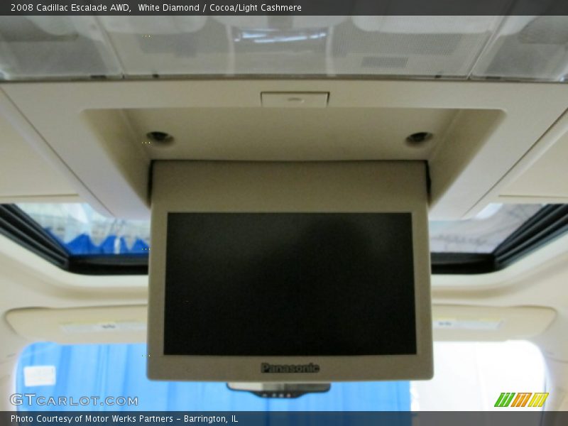 White Diamond / Cocoa/Light Cashmere 2008 Cadillac Escalade AWD