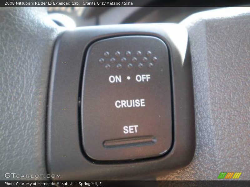 Granite Gray Metallic / Slate 2008 Mitsubishi Raider LS Extended Cab