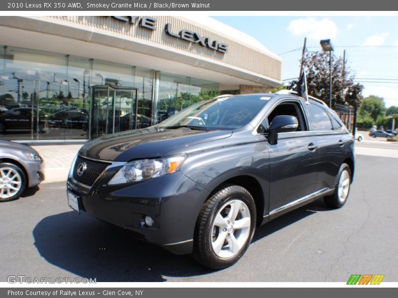 Smokey Granite Mica / Black/Brown Walnut 2010 Lexus RX 350 AWD