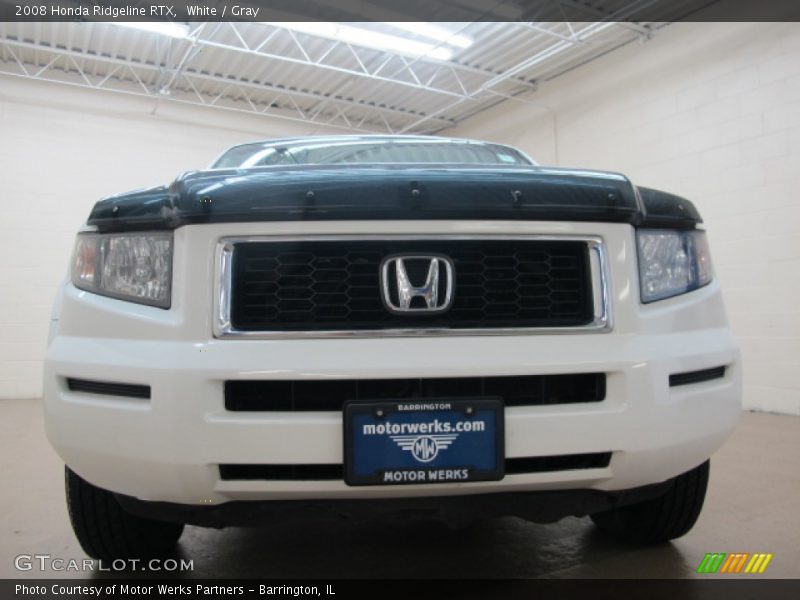 White / Gray 2008 Honda Ridgeline RTX