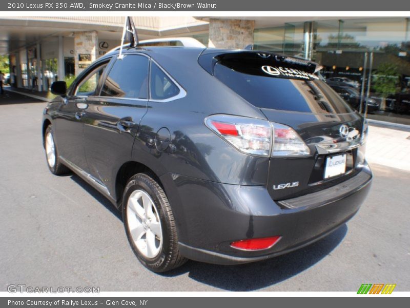 Smokey Granite Mica / Black/Brown Walnut 2010 Lexus RX 350 AWD