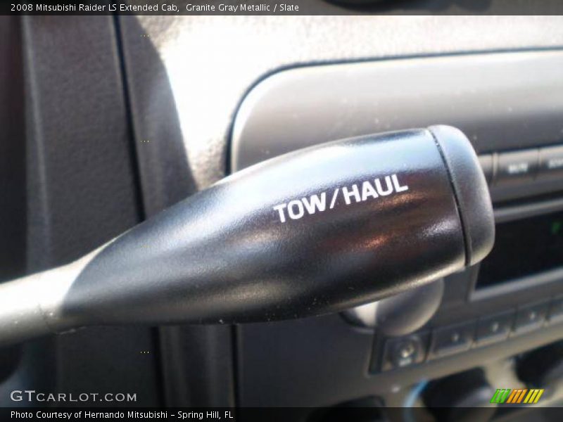 Granite Gray Metallic / Slate 2008 Mitsubishi Raider LS Extended Cab