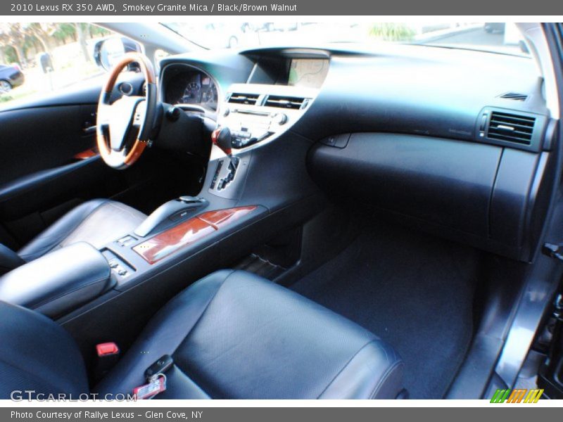 Smokey Granite Mica / Black/Brown Walnut 2010 Lexus RX 350 AWD