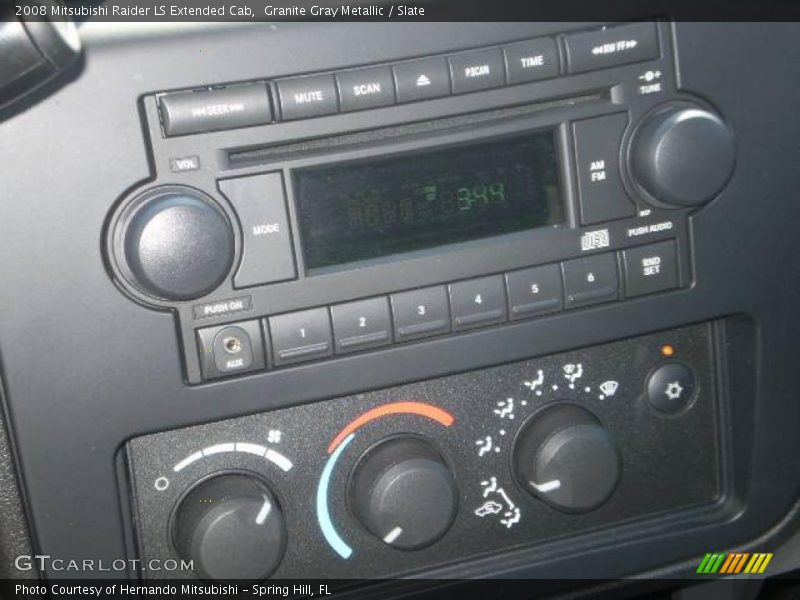 Granite Gray Metallic / Slate 2008 Mitsubishi Raider LS Extended Cab