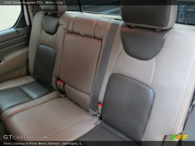 White / Gray 2008 Honda Ridgeline RTX