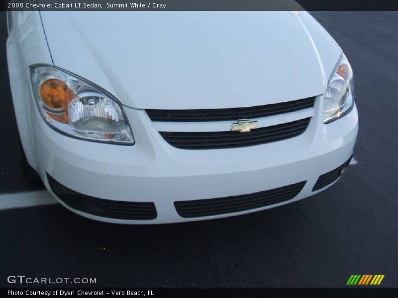 Summit White / Gray 2008 Chevrolet Cobalt LT Sedan