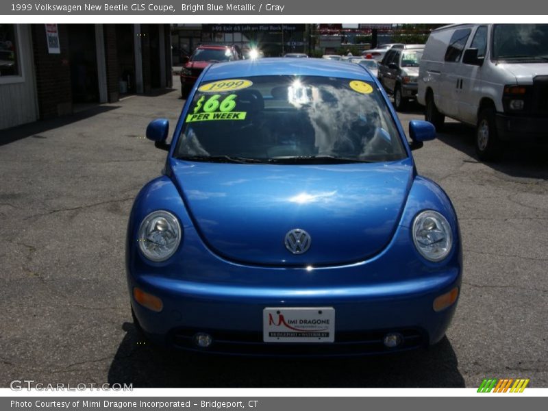 Bright Blue Metallic / Gray 1999 Volkswagen New Beetle GLS Coupe