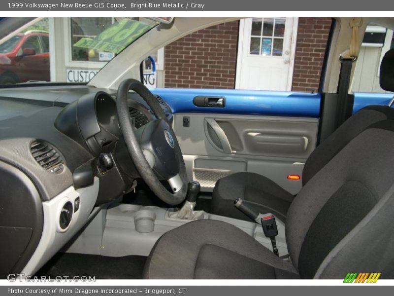 Bright Blue Metallic / Gray 1999 Volkswagen New Beetle GLS Coupe