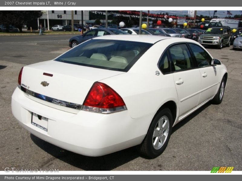 White / Gray 2007 Chevrolet Impala LT