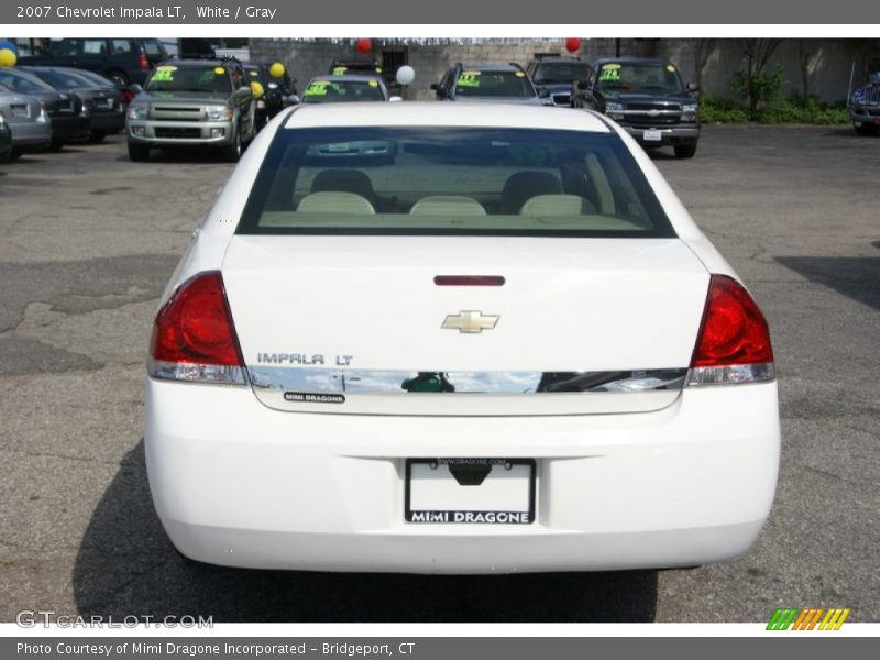 White / Gray 2007 Chevrolet Impala LT