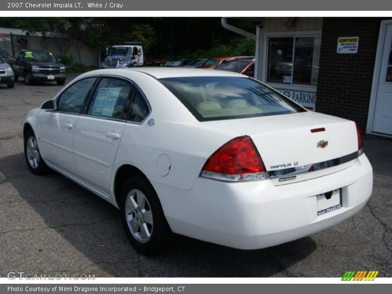 White / Gray 2007 Chevrolet Impala LT