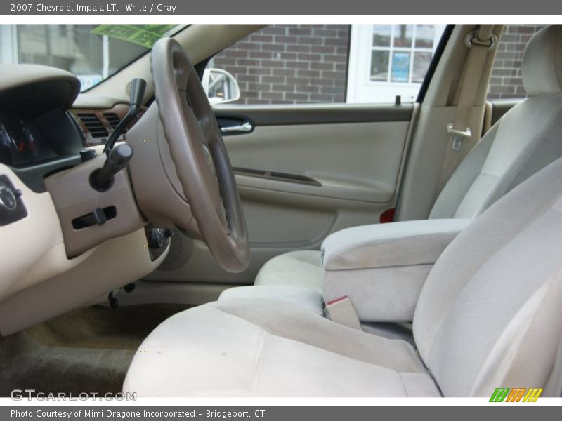 White / Gray 2007 Chevrolet Impala LT
