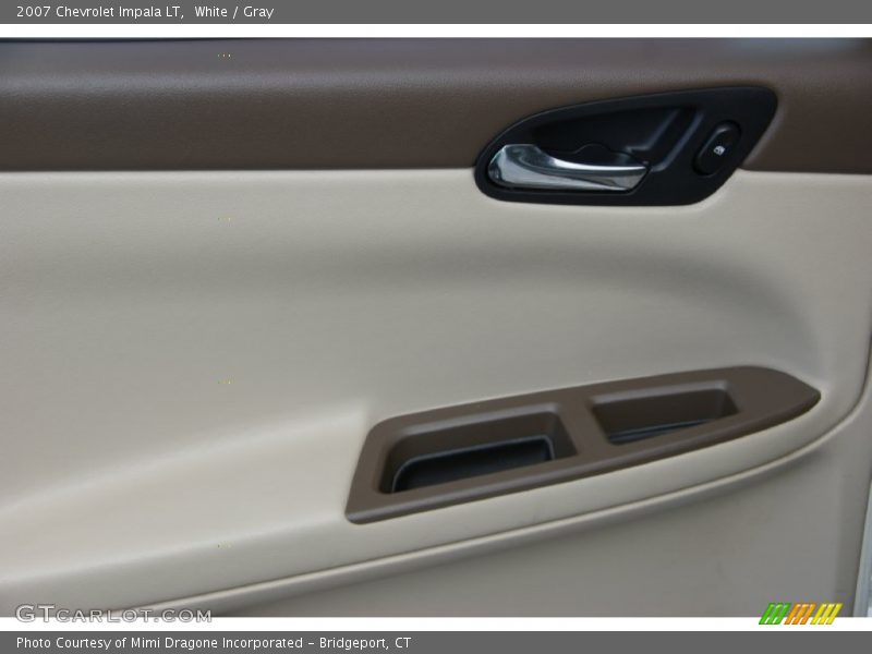 White / Gray 2007 Chevrolet Impala LT