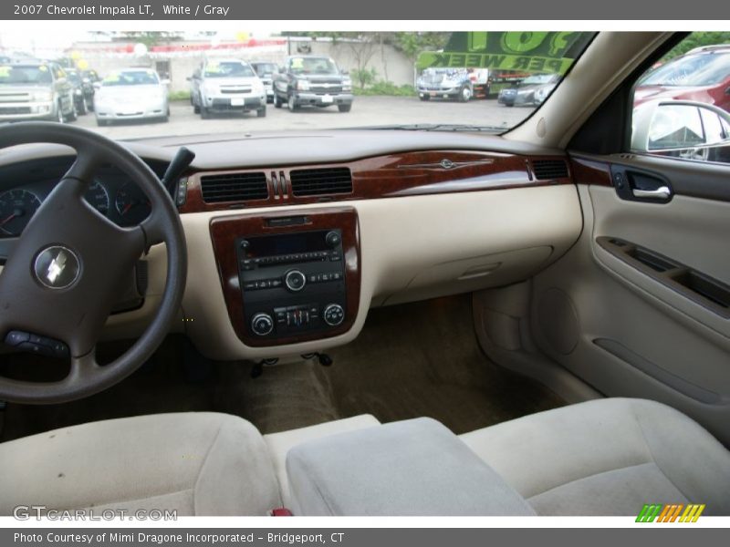 White / Gray 2007 Chevrolet Impala LT
