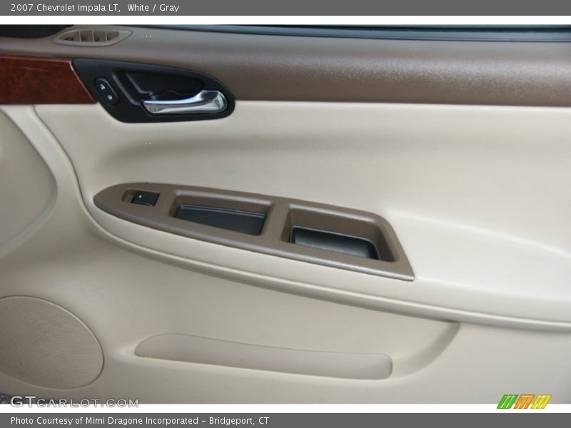 White / Gray 2007 Chevrolet Impala LT