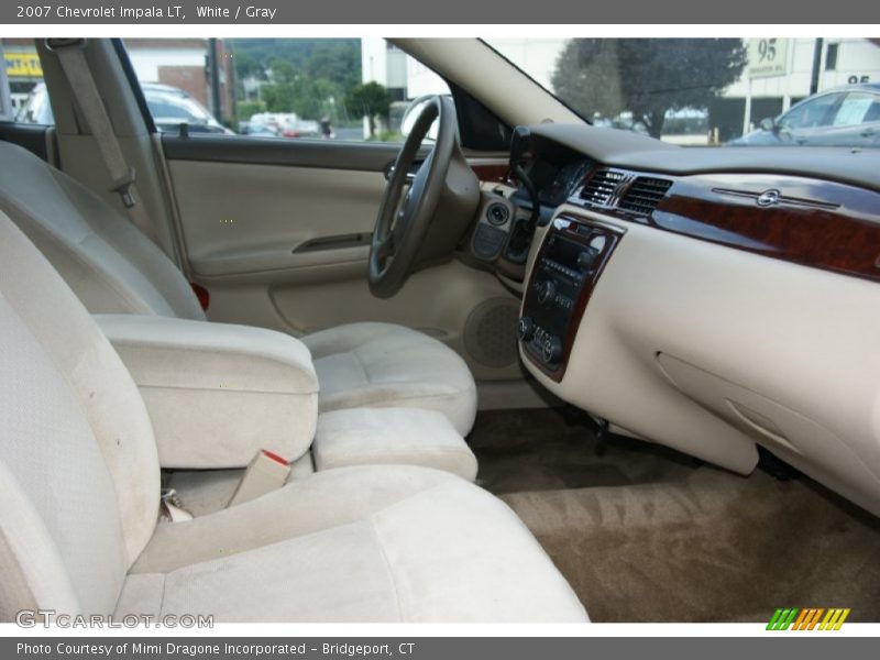 White / Gray 2007 Chevrolet Impala LT