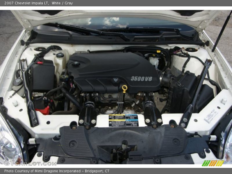 White / Gray 2007 Chevrolet Impala LT