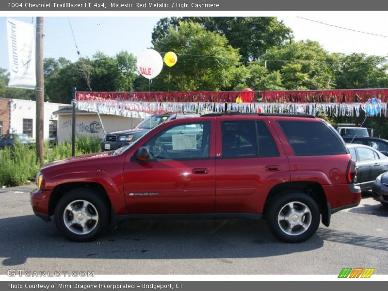 Majestic Red Metallic / Light Cashmere 2004 Chevrolet TrailBlazer LT 4x4