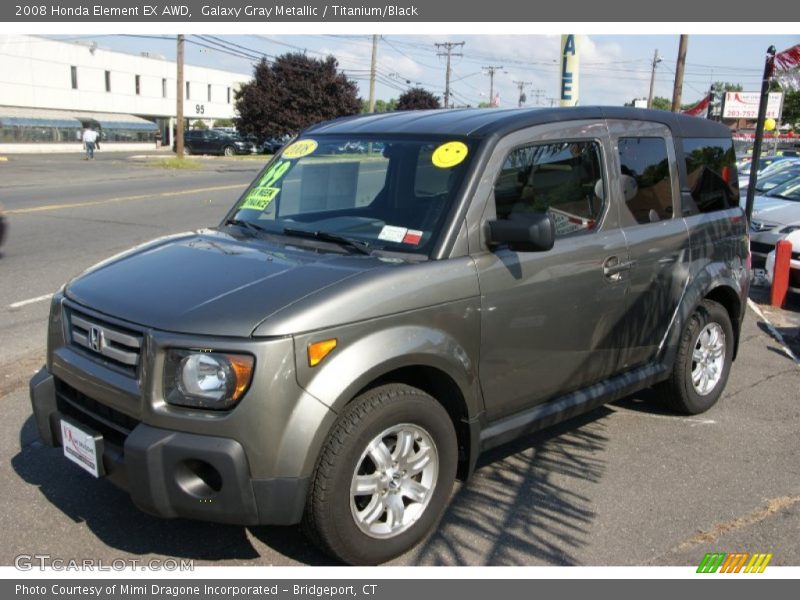 Galaxy Gray Metallic / Titanium/Black 2008 Honda Element EX AWD